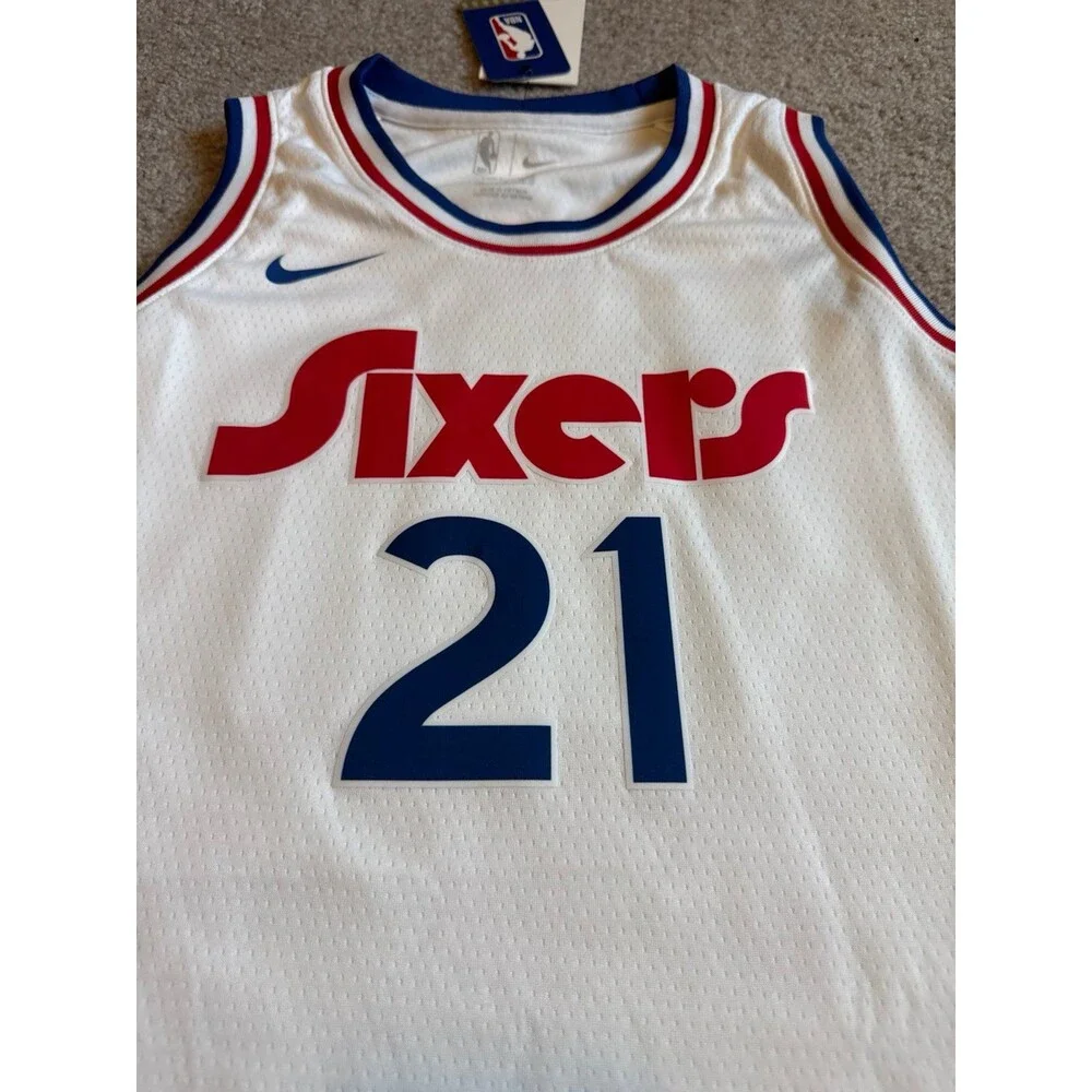 Joel Embiid Philadelphia 76ers City Edition Nike NWT Youth NBA Jersey Size Large